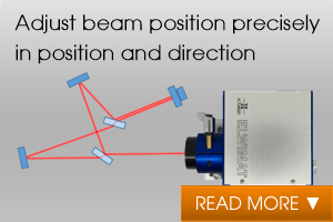 Adjust beam position precisely in position and direction